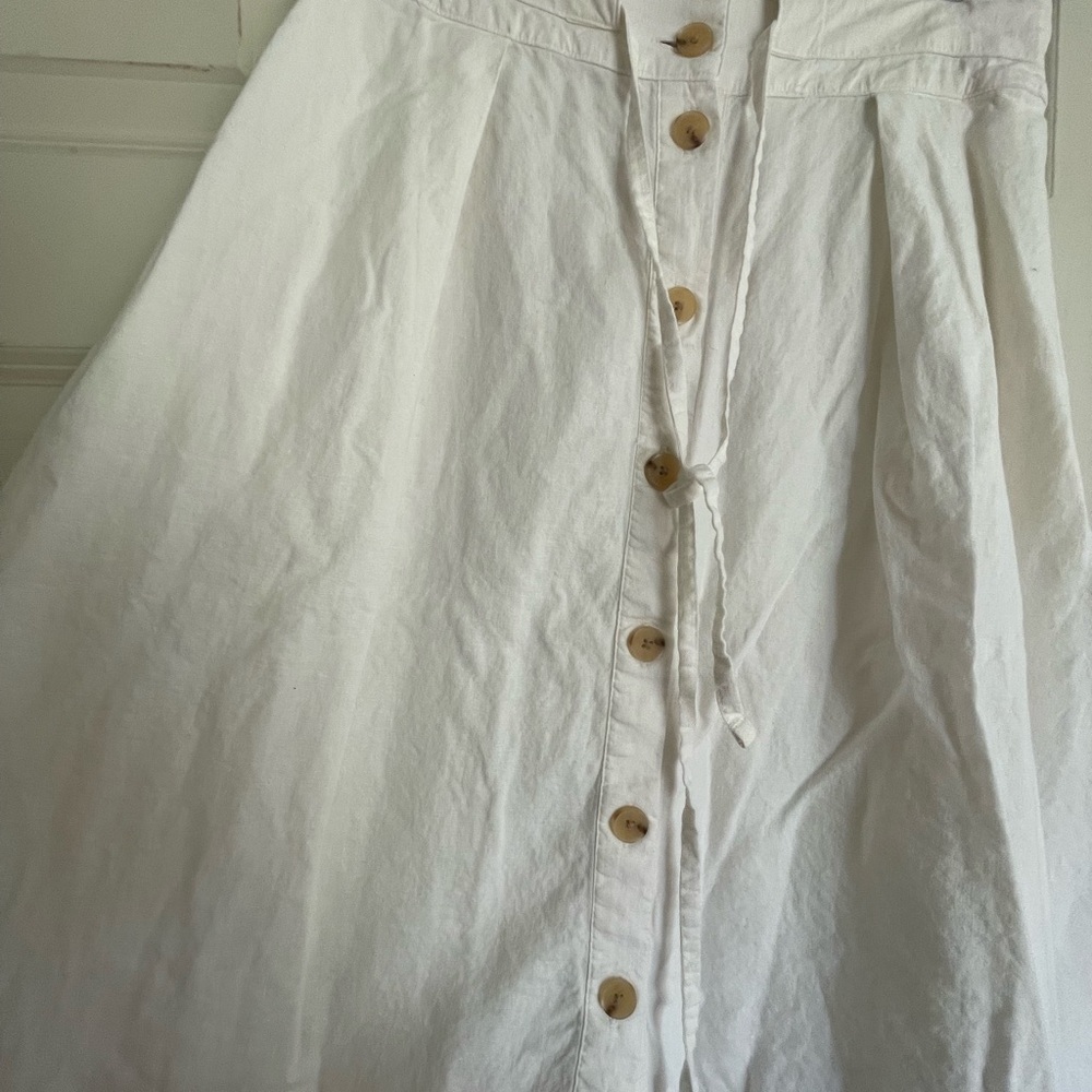 Linen blend skirt - Picture 2 of 5